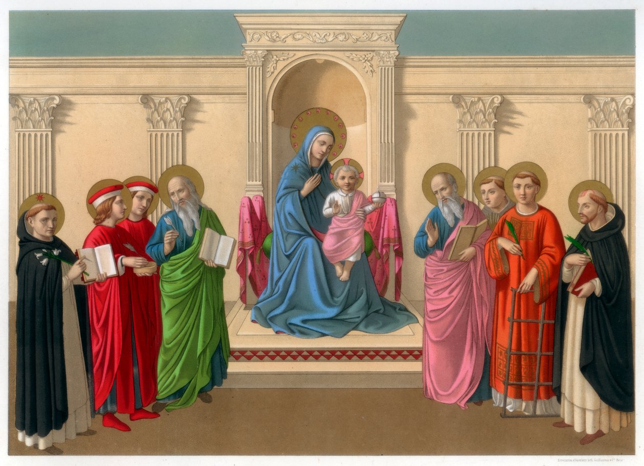 Madonna delle ombre Madonna der Schatten, um 1450 von Franz Kellerhoven