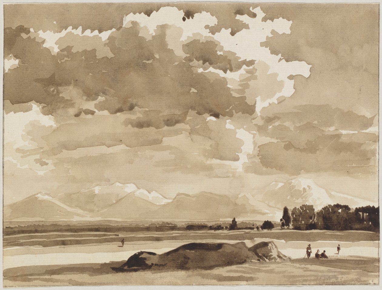Landschaft bei Kochel von Franz Kobell