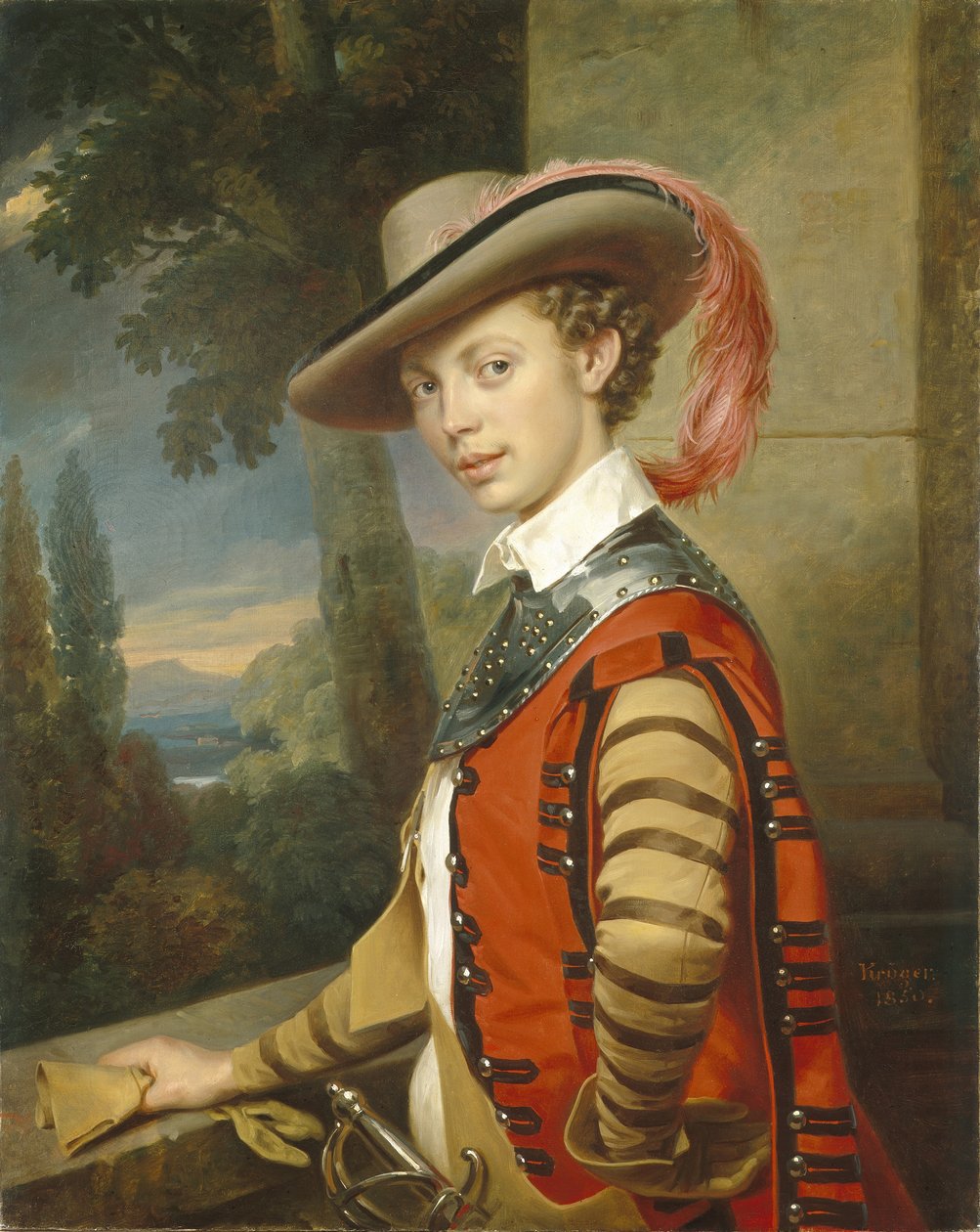 Porträt von Prinz Nikolai Saltykov in Kostüm, 1850 von Franz Krüger