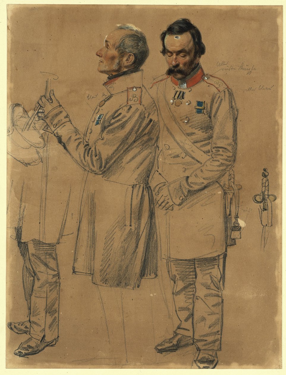 Zwei Invaliden von Franz Krüger