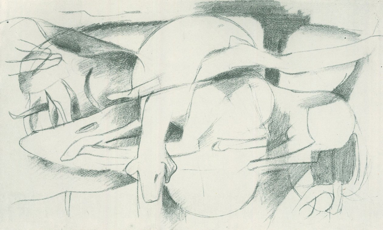 Franz Marc - Skizzenbuch aus dem Felde - Blatt 04 von Franz Marc