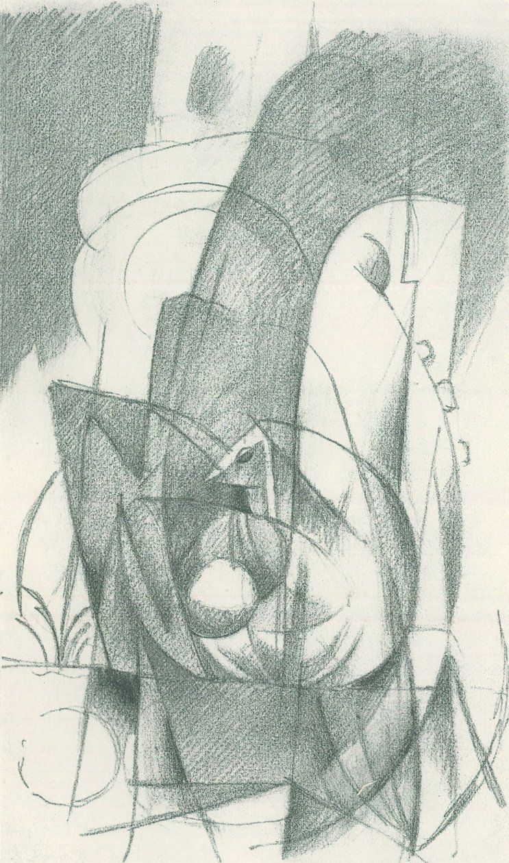 Franz Marc - Skizzenbuch aus dem Felde - Blatt 15 von Franz Marc