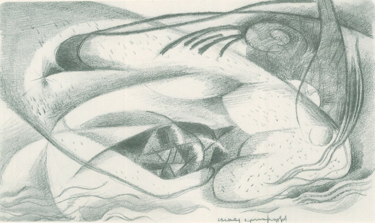 Franz Marc - Skizzenbuch aus dem Felde - Blatt 23 von Franz Marc