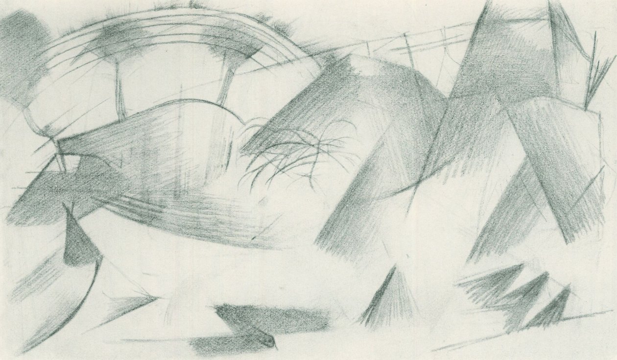 Franz Marc - Skizzenbuch aus dem Felde - Blatt 33 von Franz Marc