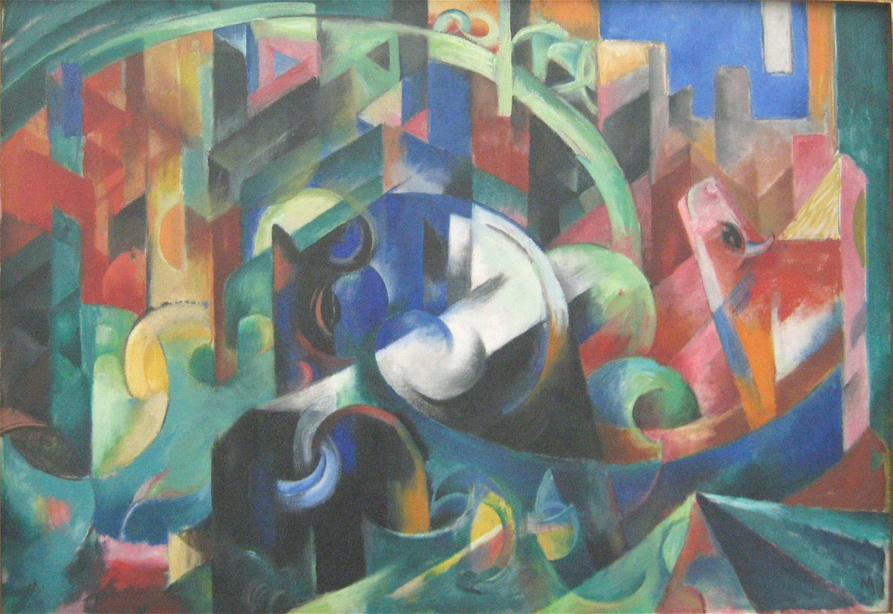 Rinder I von Franz Marc