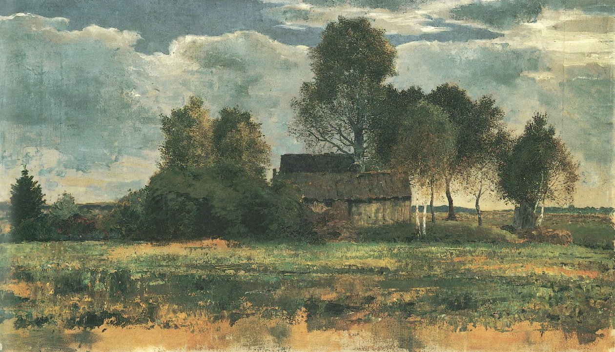 Moorkaten im Dachauer Moos von Franz Marc
