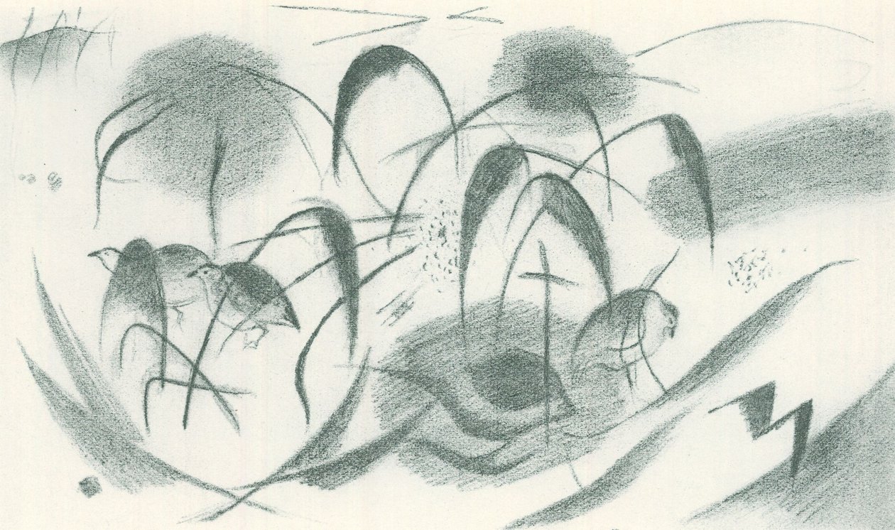 Perlhühner von Franz Marc
