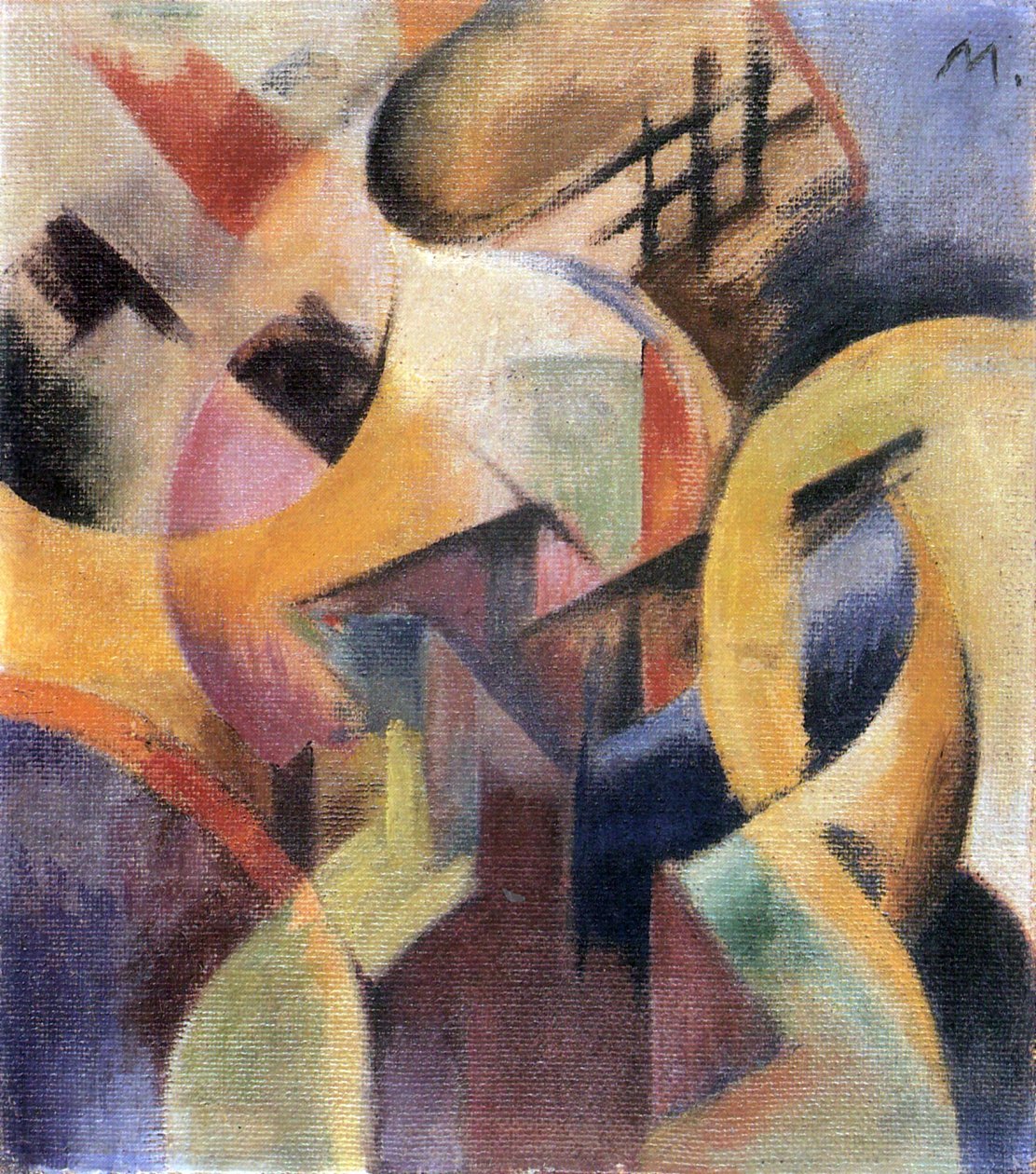 Kleine Komposition I von Franz Marc
