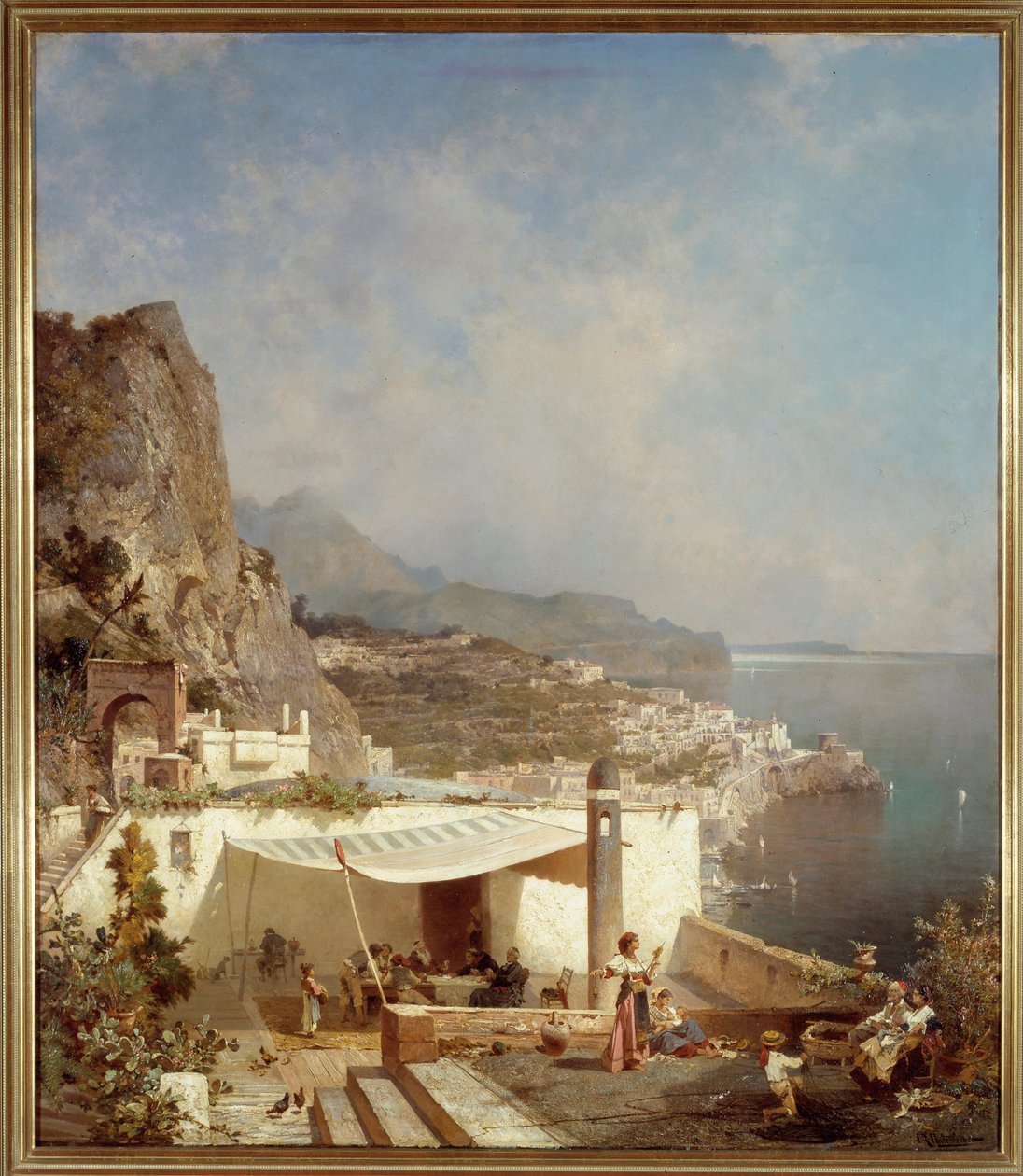 Die Bucht von Neapel von Franz Richard Unterberger