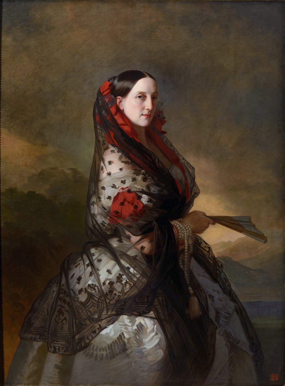 Großherzogin Maria Nikolajewna von Russland (1819-1876), Herzogin von Leuchtenberg von Franz Xaver Winterhalter