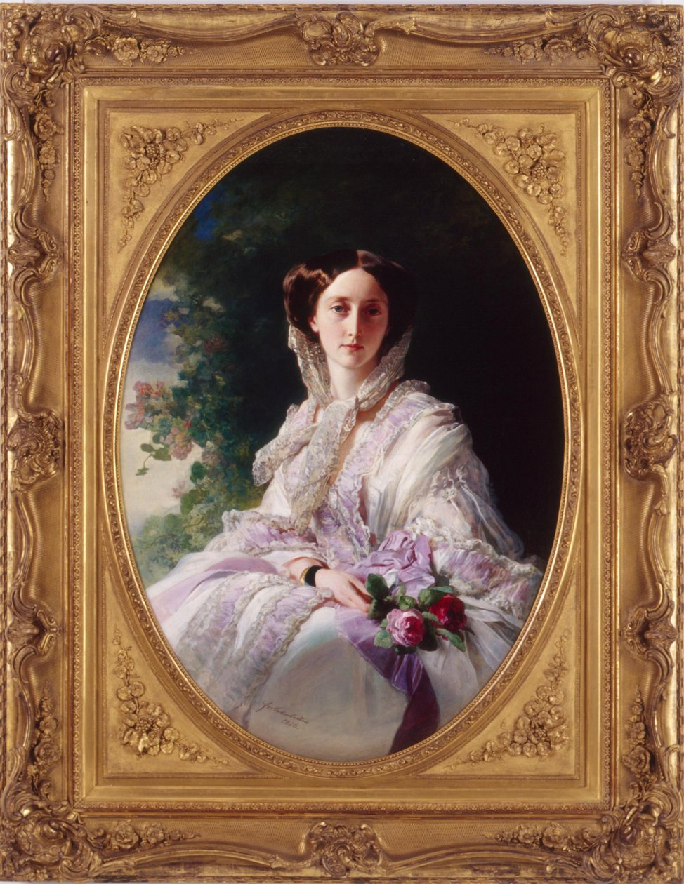 Porträt der Großherzogin Olga Nikolaevna von Russland, 1822-1892, Königin von Württemberg, 1856 von Franz Xaver Winterhalter