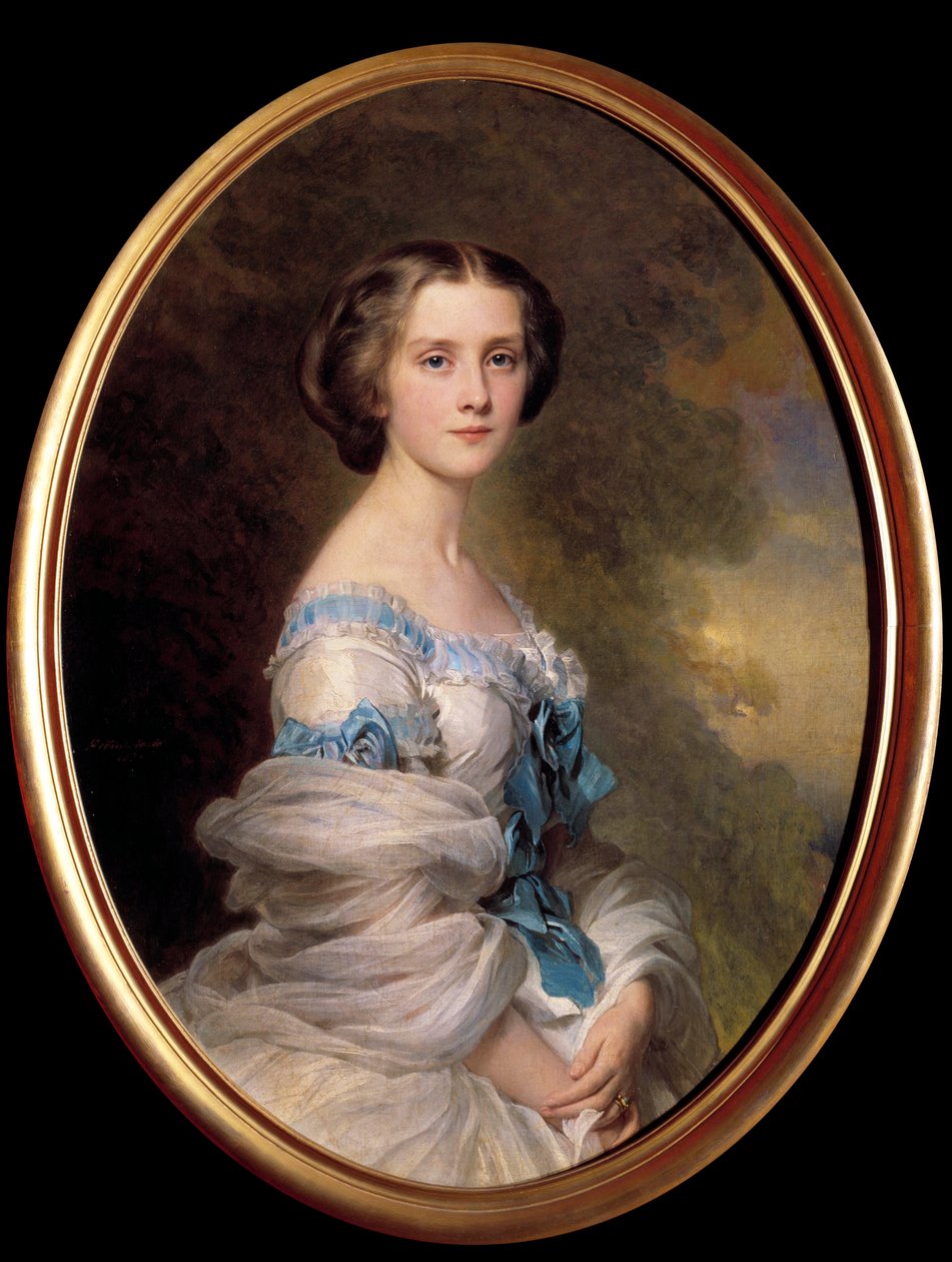 Porträt von Louise Sophie Melanie Renouard de Bussiere, Gräfin Edmond de Pourtales (1836-1914) von Franz Xaver Winterhalter