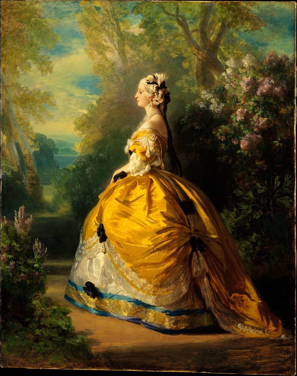 Die Kaiserin Eugénie (Eugénie de Montijo, 1826–1920, Gräfin von Teba) von Franz Xaver Winterhalter