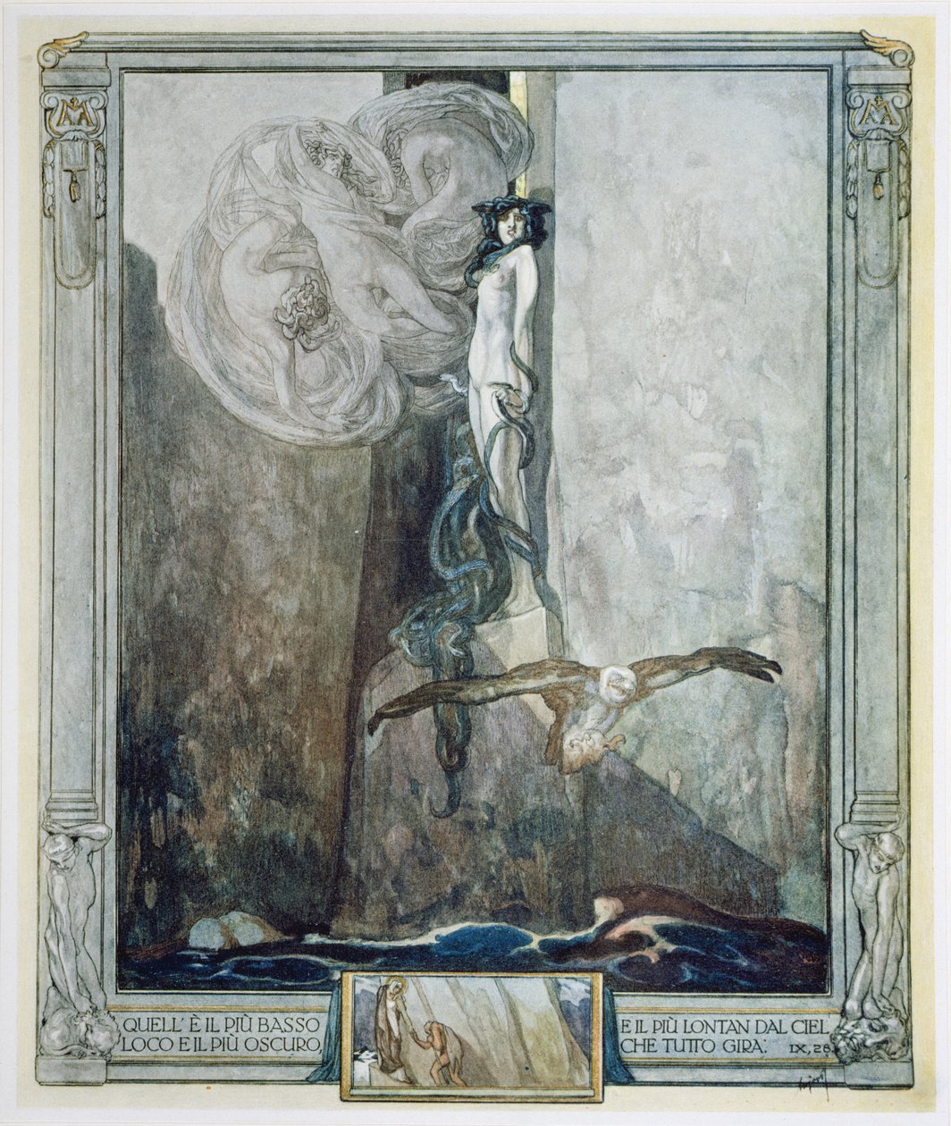 Illustration aus Dantes 