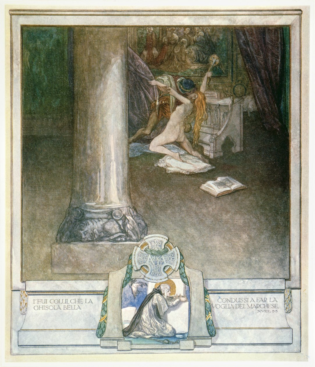 Illustration aus Dantes 