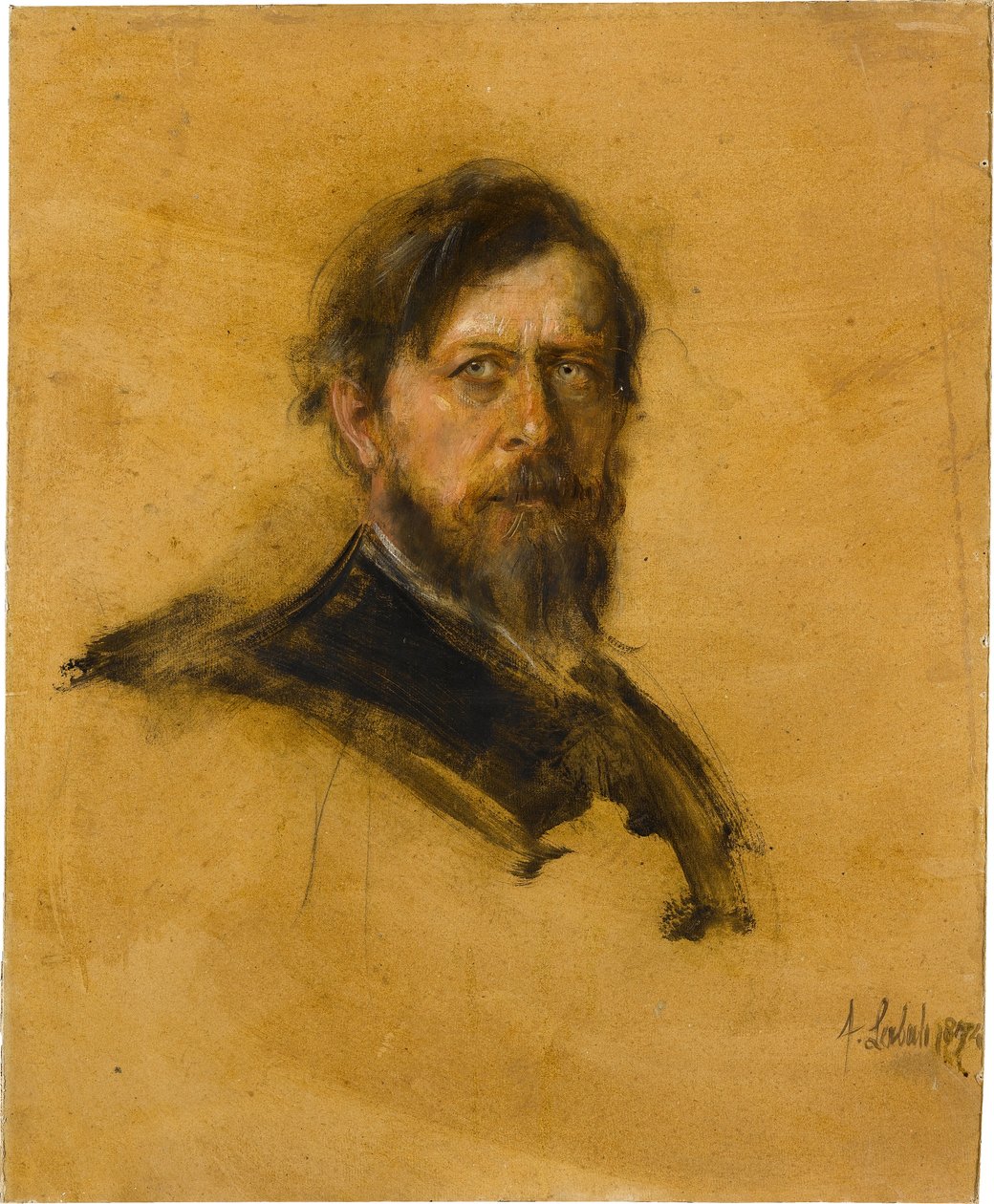 Bildnis Böcklins von Franz von Lenbach