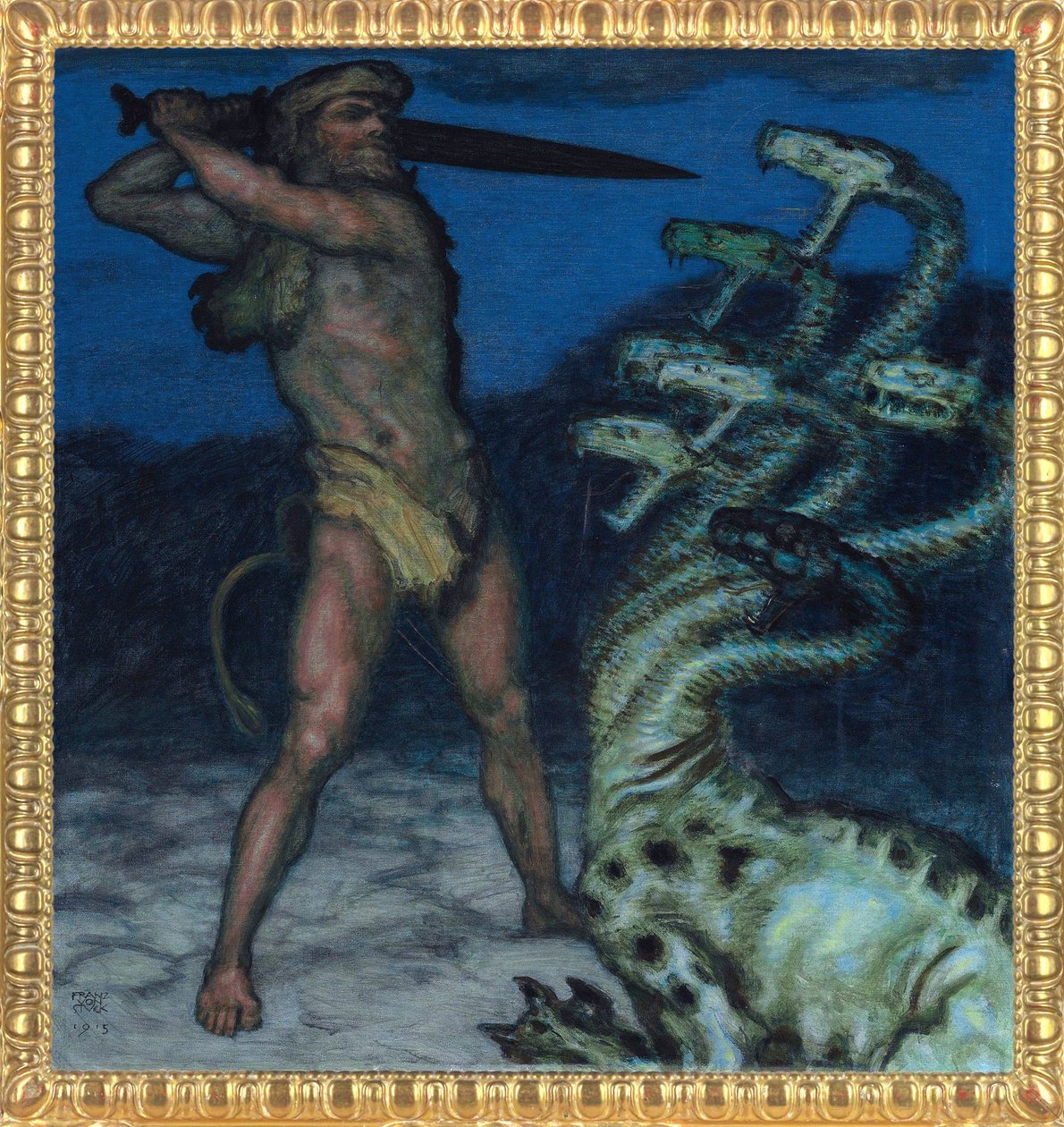 Herkules und die Hydra von Franz von Stuck