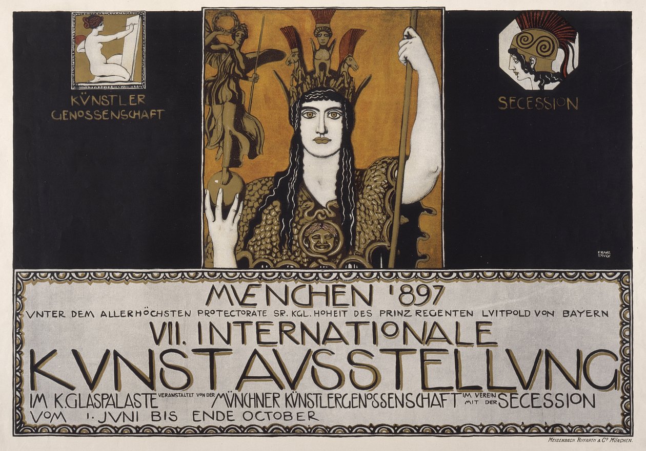 Siebte Internationale Kunstausstellung, München 1897 von Franz von Stuck
