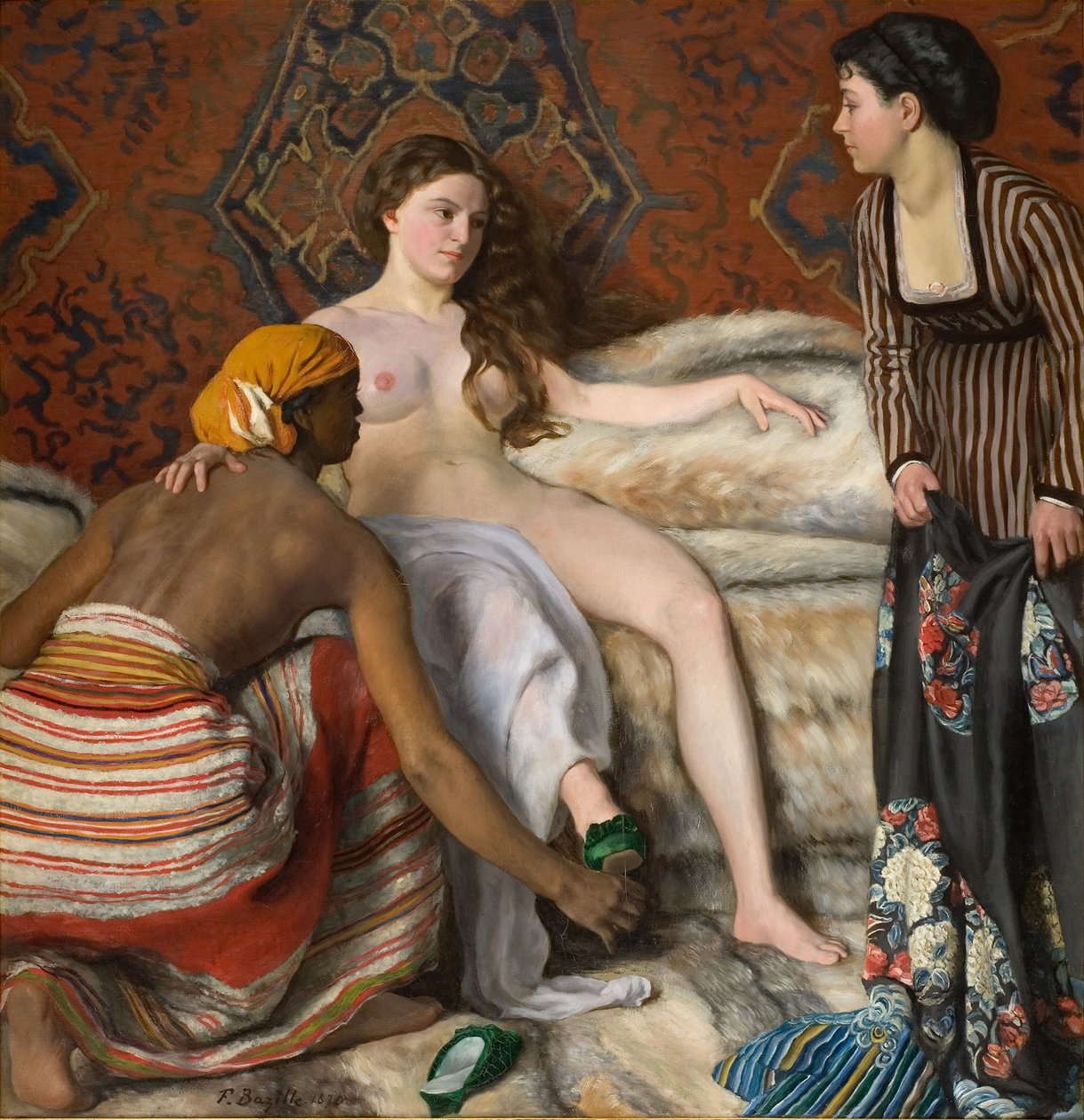 Die Toilette von Frédéric Bazille