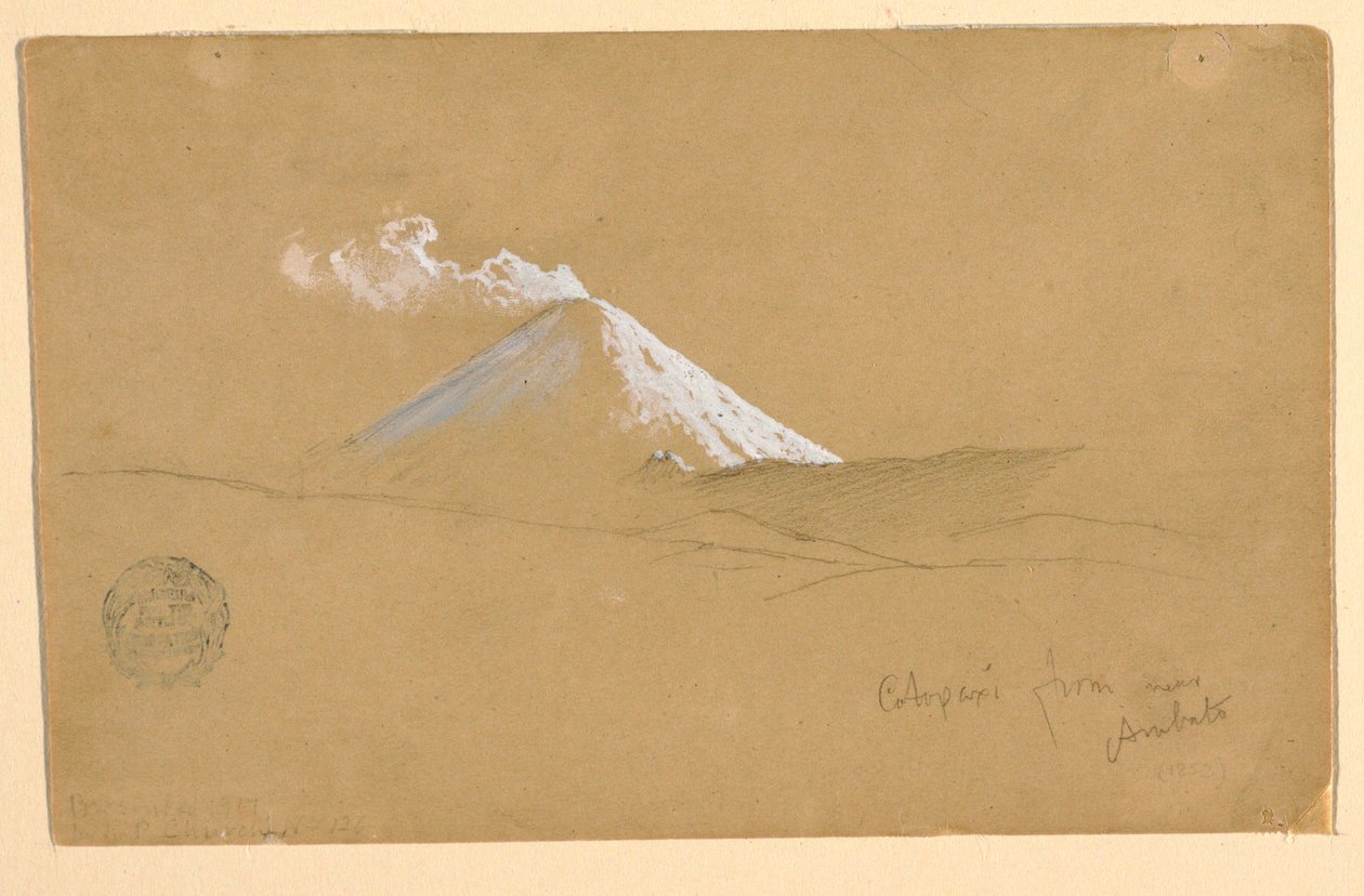 Cotopaxi von nahe Ambato, Ecuador von Frederic Edwin Church