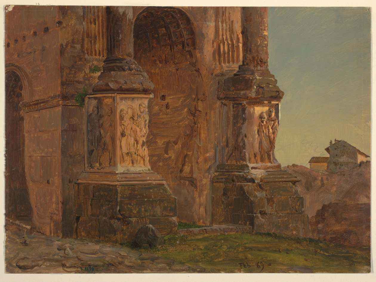 Bogen des Septimius Severus, Rom von Frederic Edwin Church