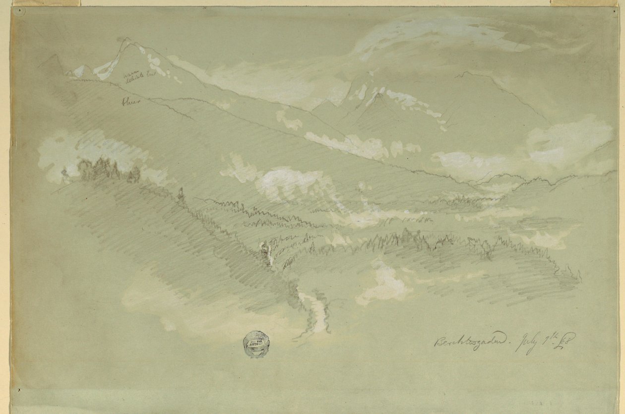 Landschaften, Umgebung von Berchtesgaden, 1868 von Frederic Edwin Church