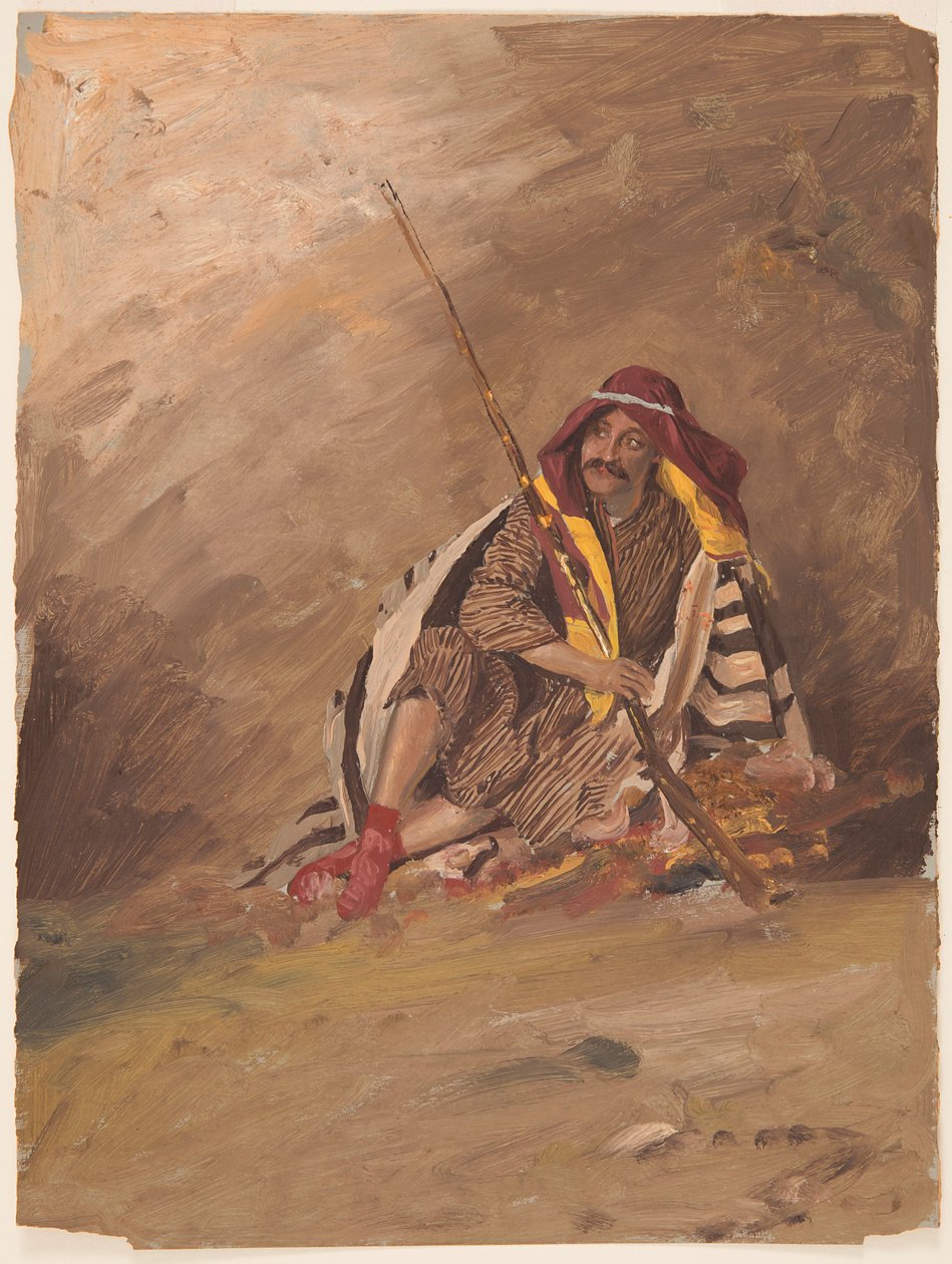 Sitzender Beduine, wahrscheinlich Februar 1868 von Frederic Edwin Church