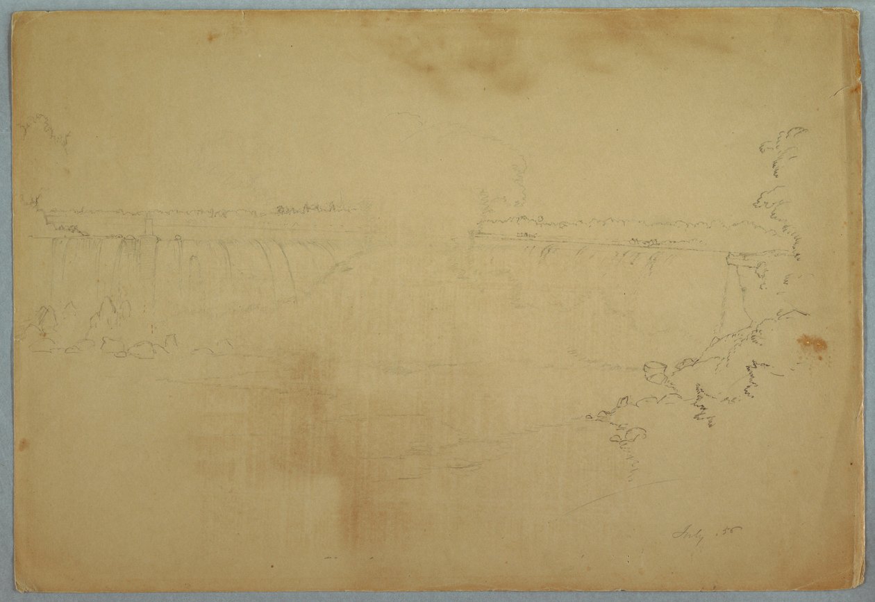 Die Kanadischen Fälle, Juli 1856 von Frederic Edwin Church