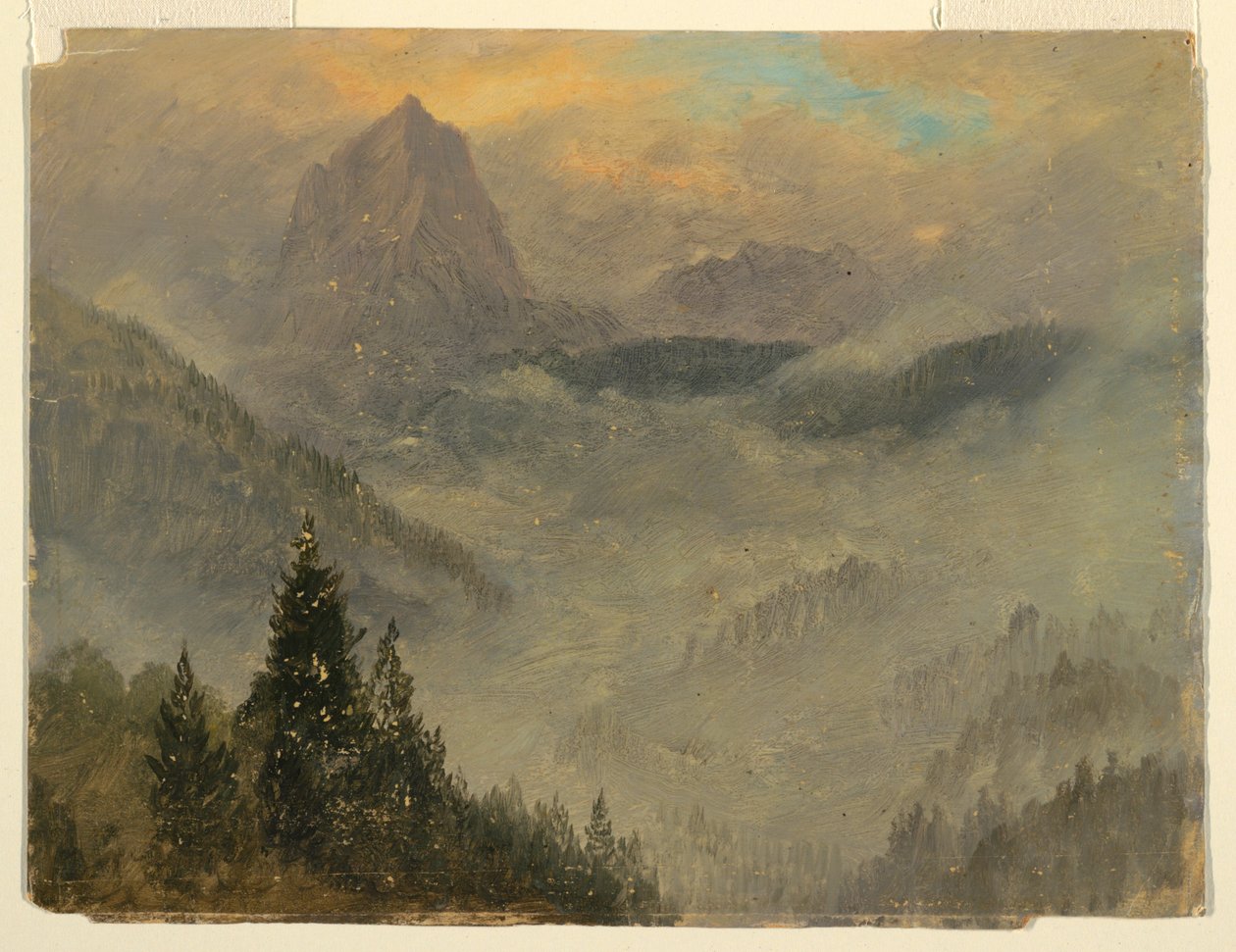 Der Hochkalter, nahe Berchtesgaden, 1868 von Frederic Edwin Church