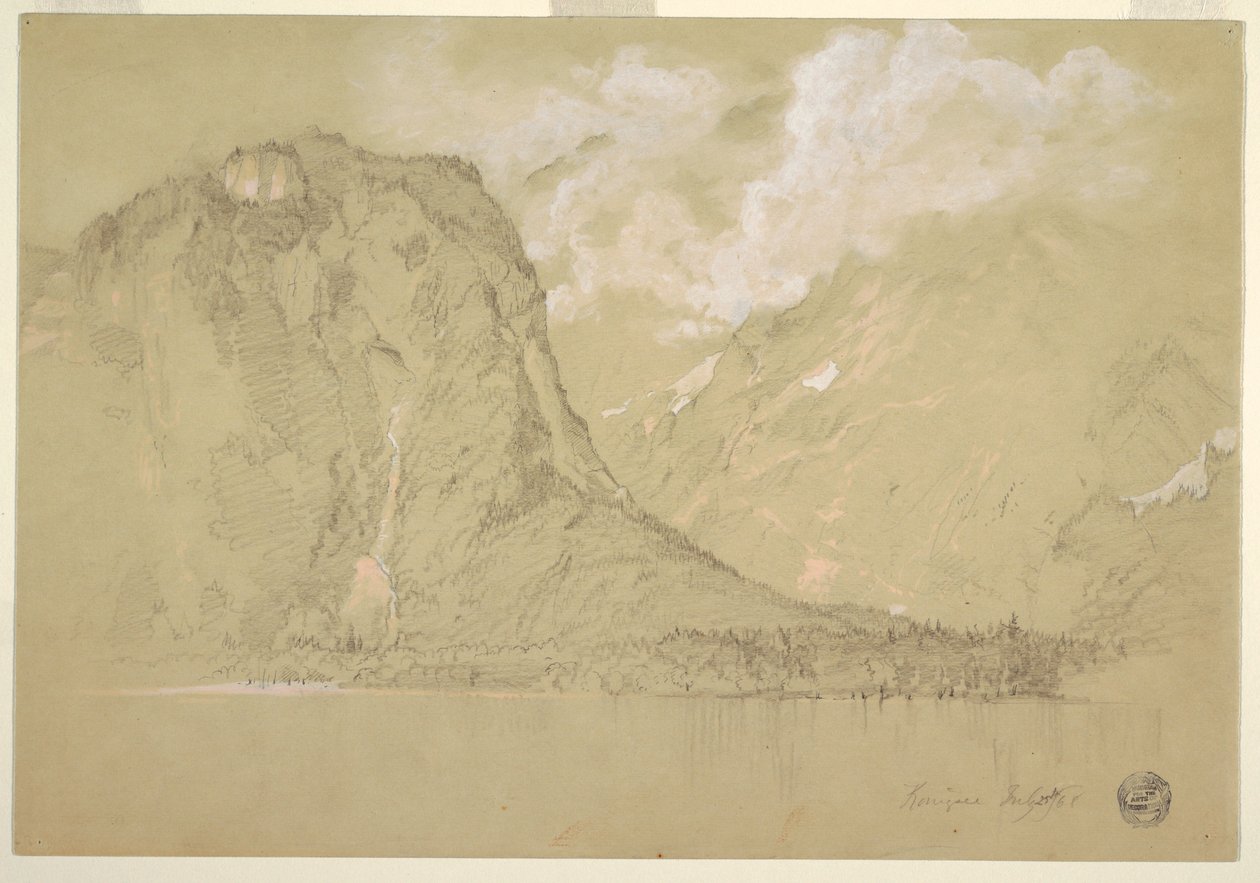Der Königssee und Schrainbach-Fälle, Juli 1868 von Frederic Edwin Church
