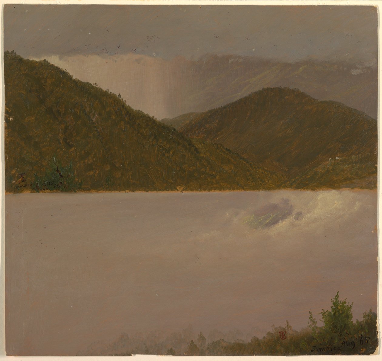Zwei Wolken- und Bergstudien von Frederic Edwin Church