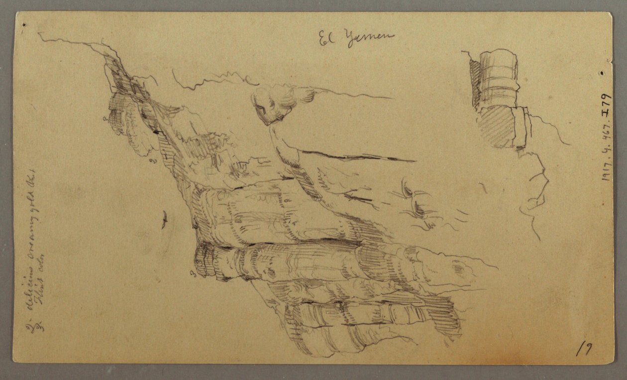 Blick über Wady el-Arabah, 20. Februar, möglicherweise 1868 von Frederic Edwin Church