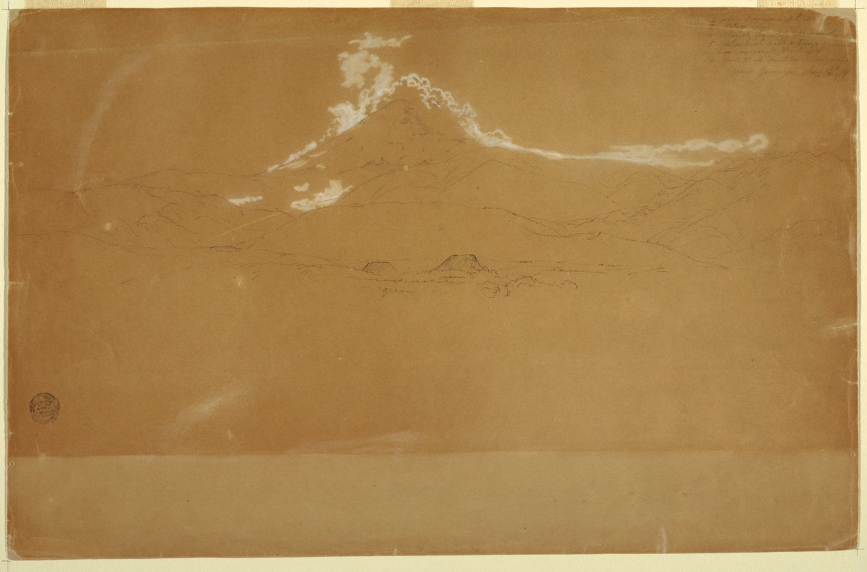 Der Chimborazo, nahe Guanojo und Guaranda, Ecuador von Frederic Edwin Church