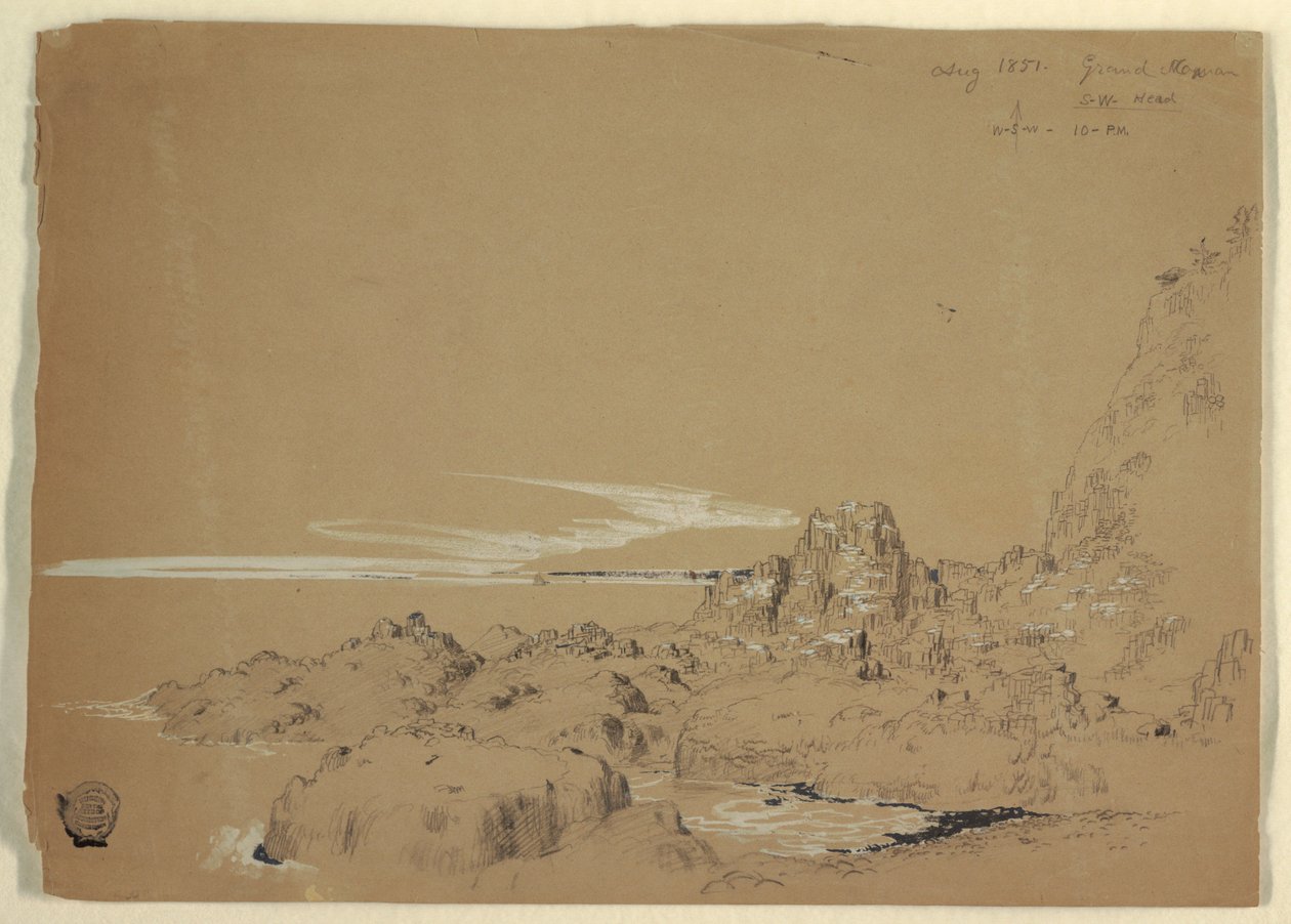 Felsige Küste, Grand Manan, Kanada von Frederic Edwin Church