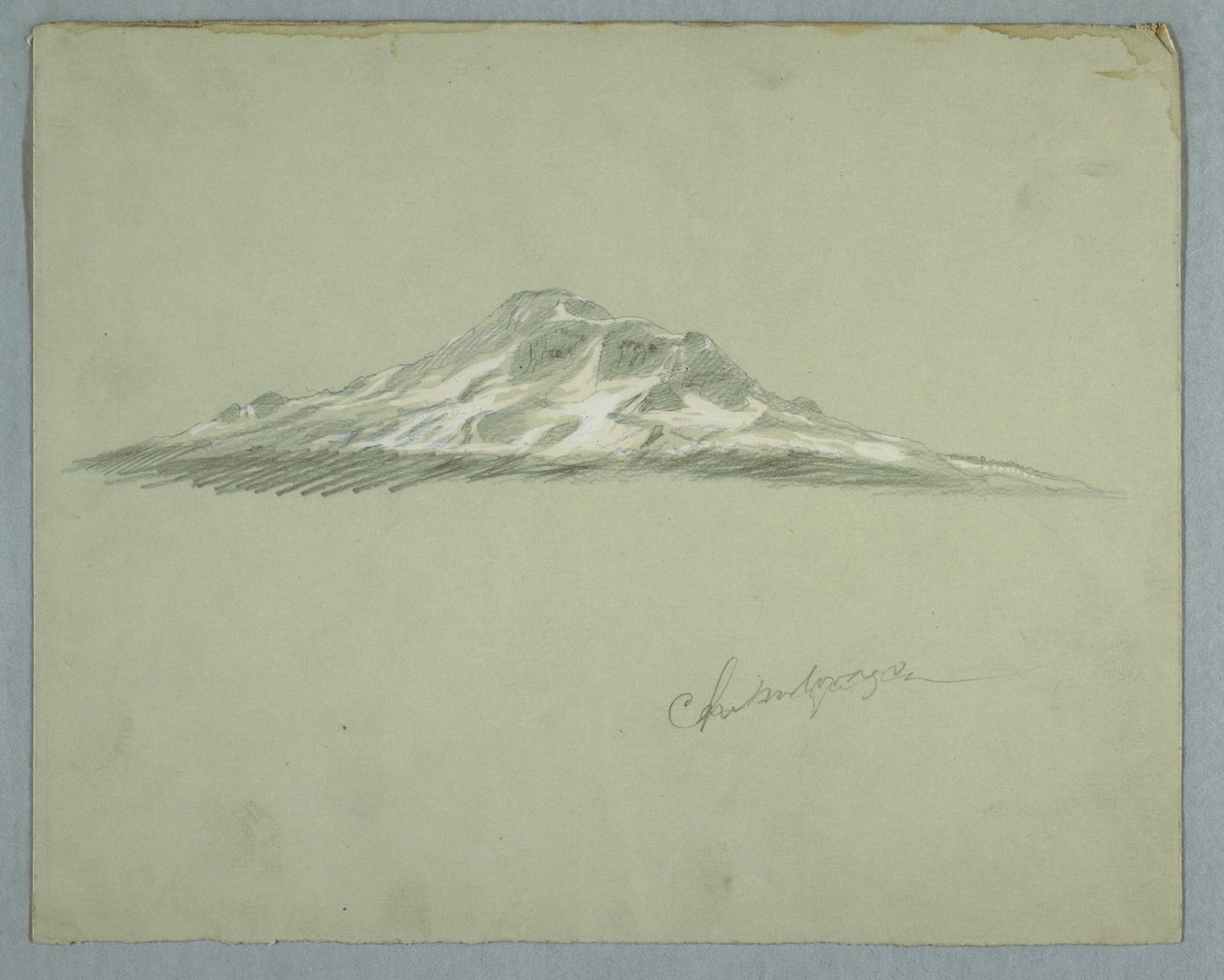 Schneebedeckter Gipfel des Chimborazo, Ecuador von Frederic Edwin Church