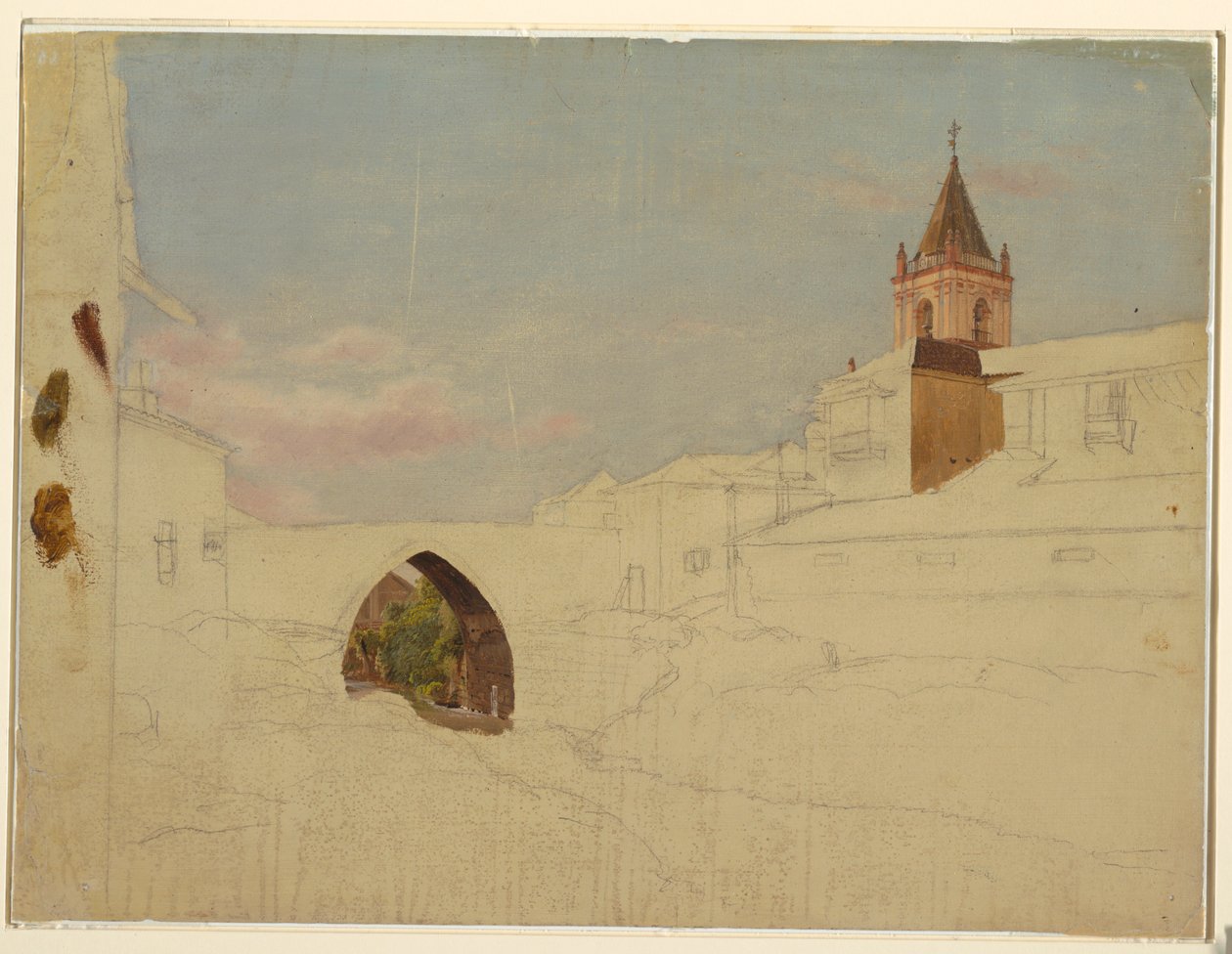 Unvollendete Stadtansicht von Frederic Edwin Church