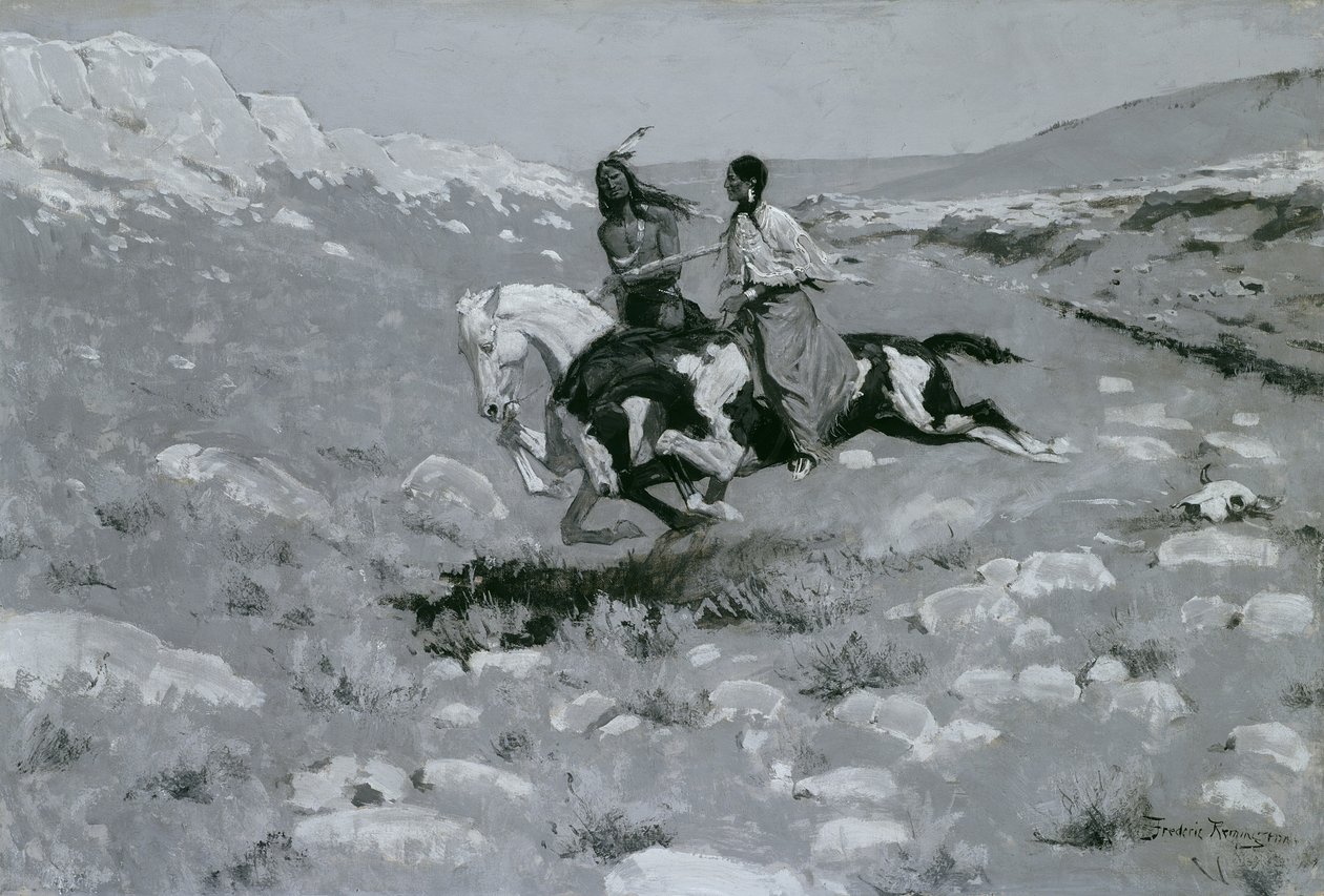 Zeremonie des schnellsten Pferdes, ca. 1900 von Frederic Remington