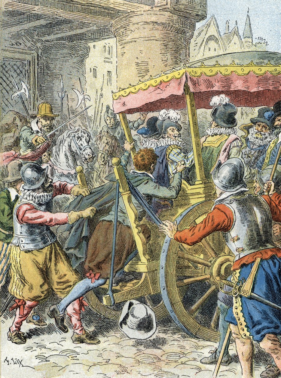Ermordung von König Heinrich IV. (1610) von Frederic Theodore (after) Lix