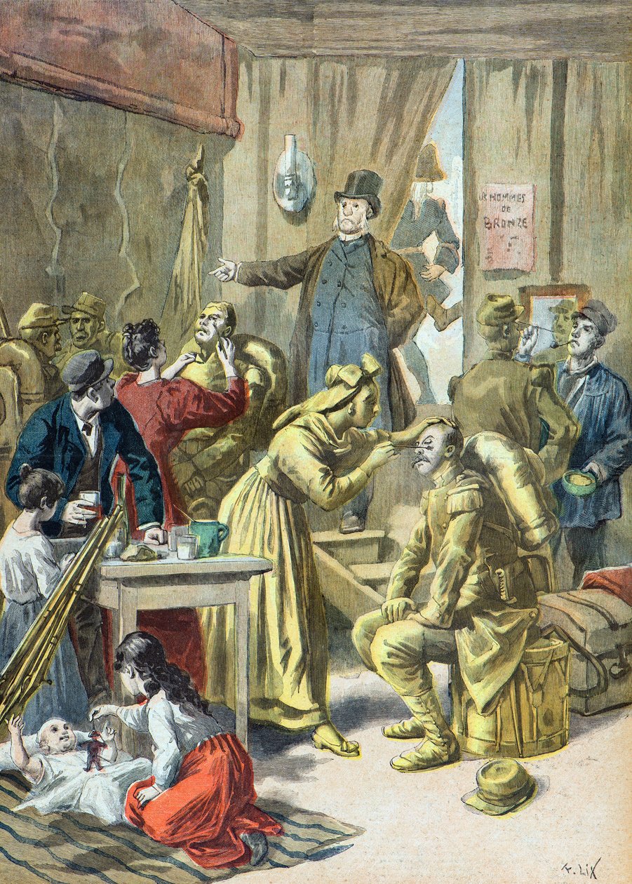 Eine Attraktion auf dem Pariser Lebkuchenmarkt von Frederic Theodore Lix
