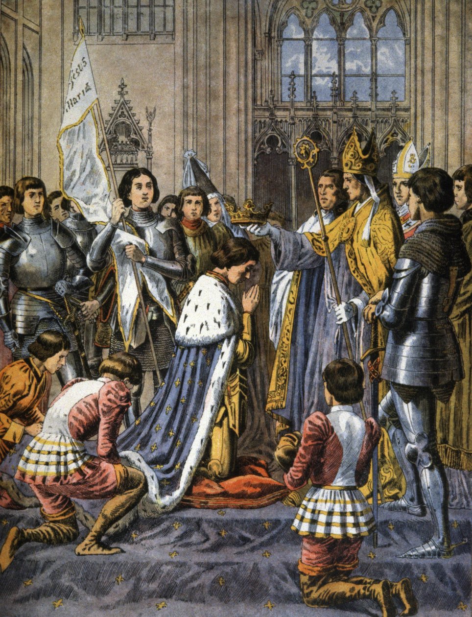 Krönung von Karl VII. von Frankreich in Reims von Frederic Theodore Lix
