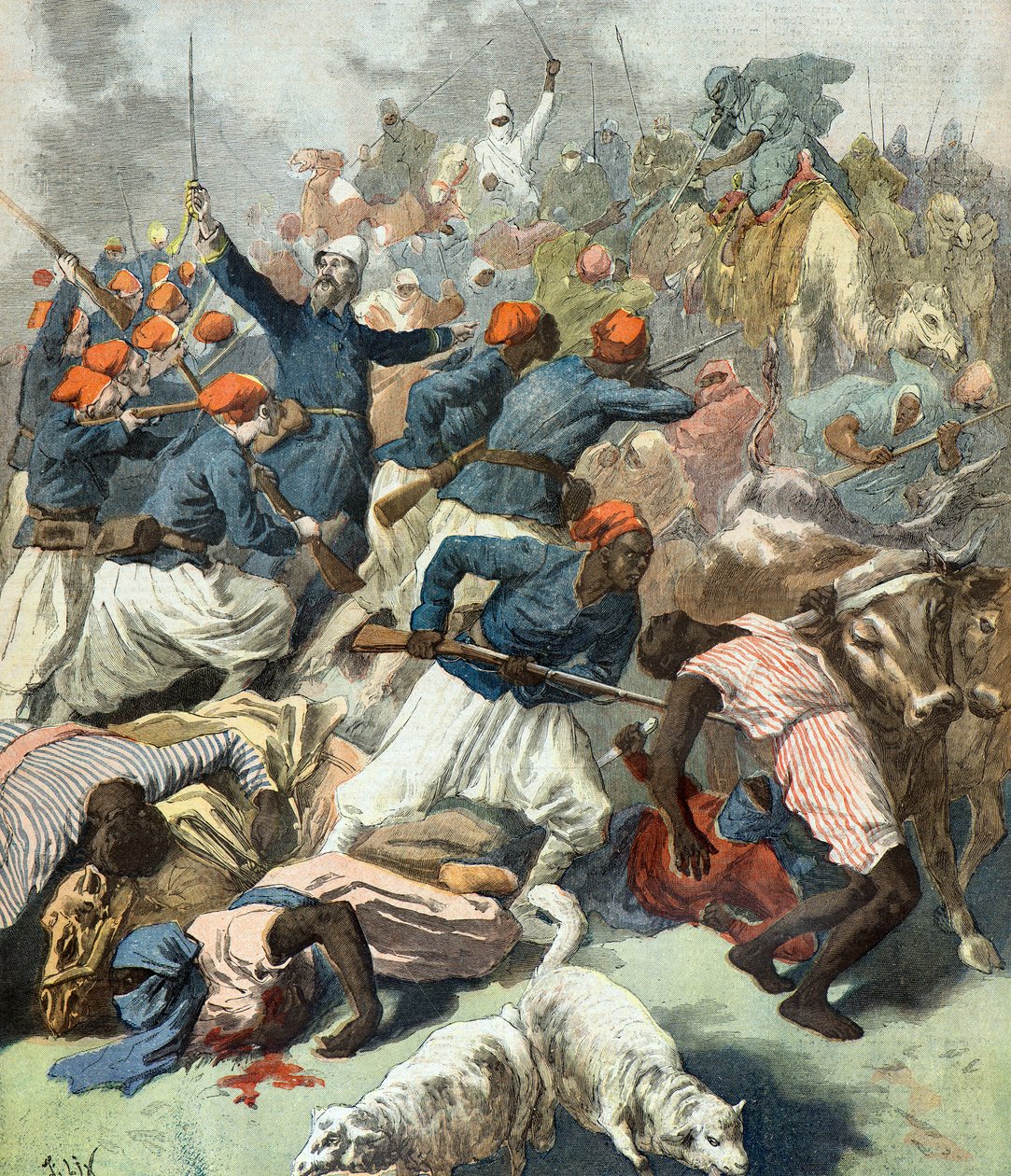 Militäroperation unter der Leitung von Joffre von Frederic Theodore Lix