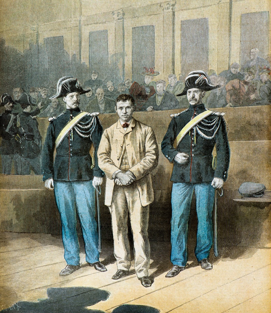 Porträt des Anarchisten Caserio von Frederic Theodore Lix