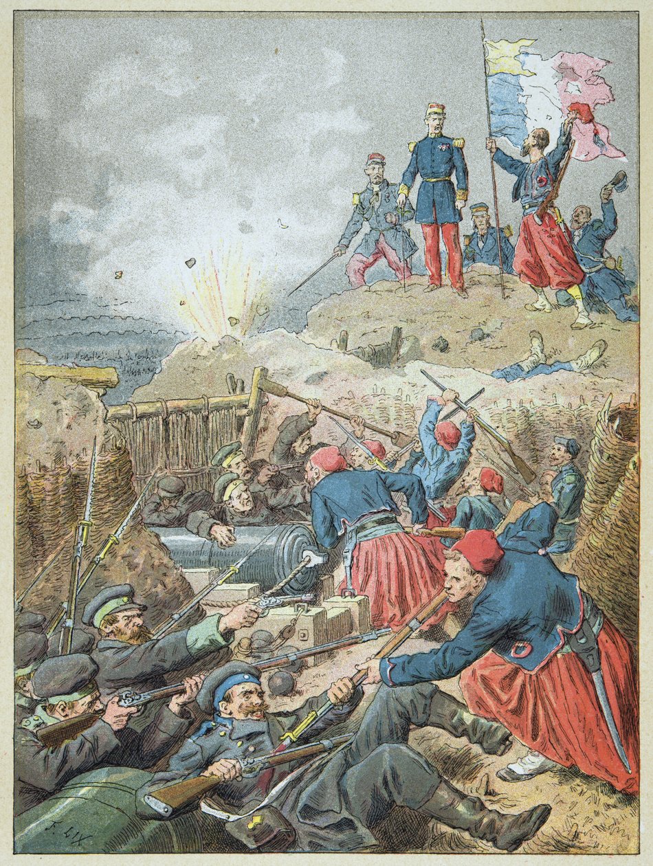 Die Einnahme von Malakoff, 8. September von Frederic Theodore Lix
