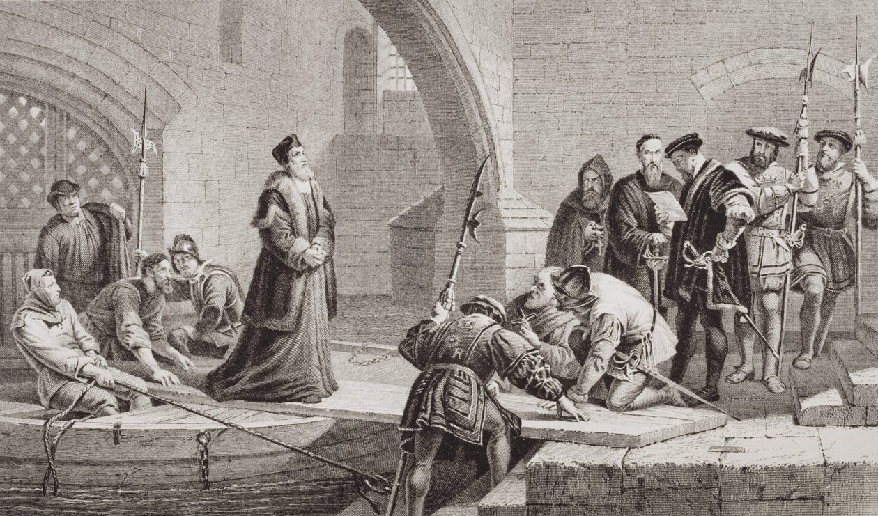 Thomas Cranmer (1489-1556) am Verrätertor, aus 
