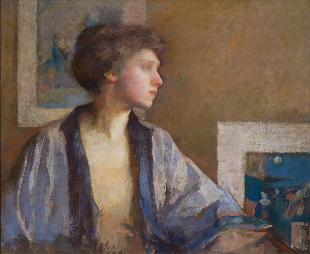 Der blaue Kimono von Frederick Andrew Bosley von Frederick Andrew Bosley
