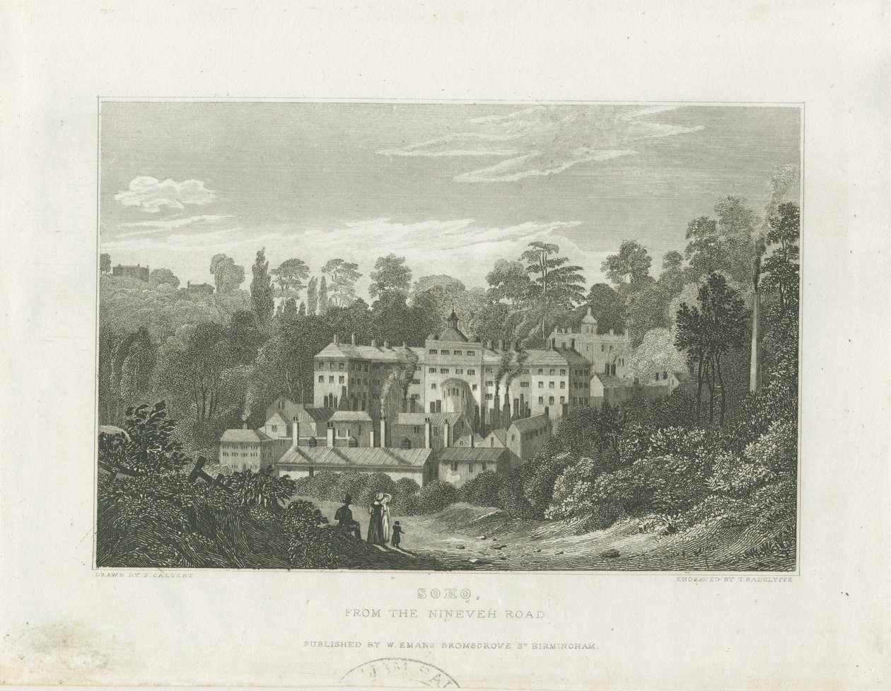 Soho Manufaktur von der Ninevah Road von Frederick Calvert