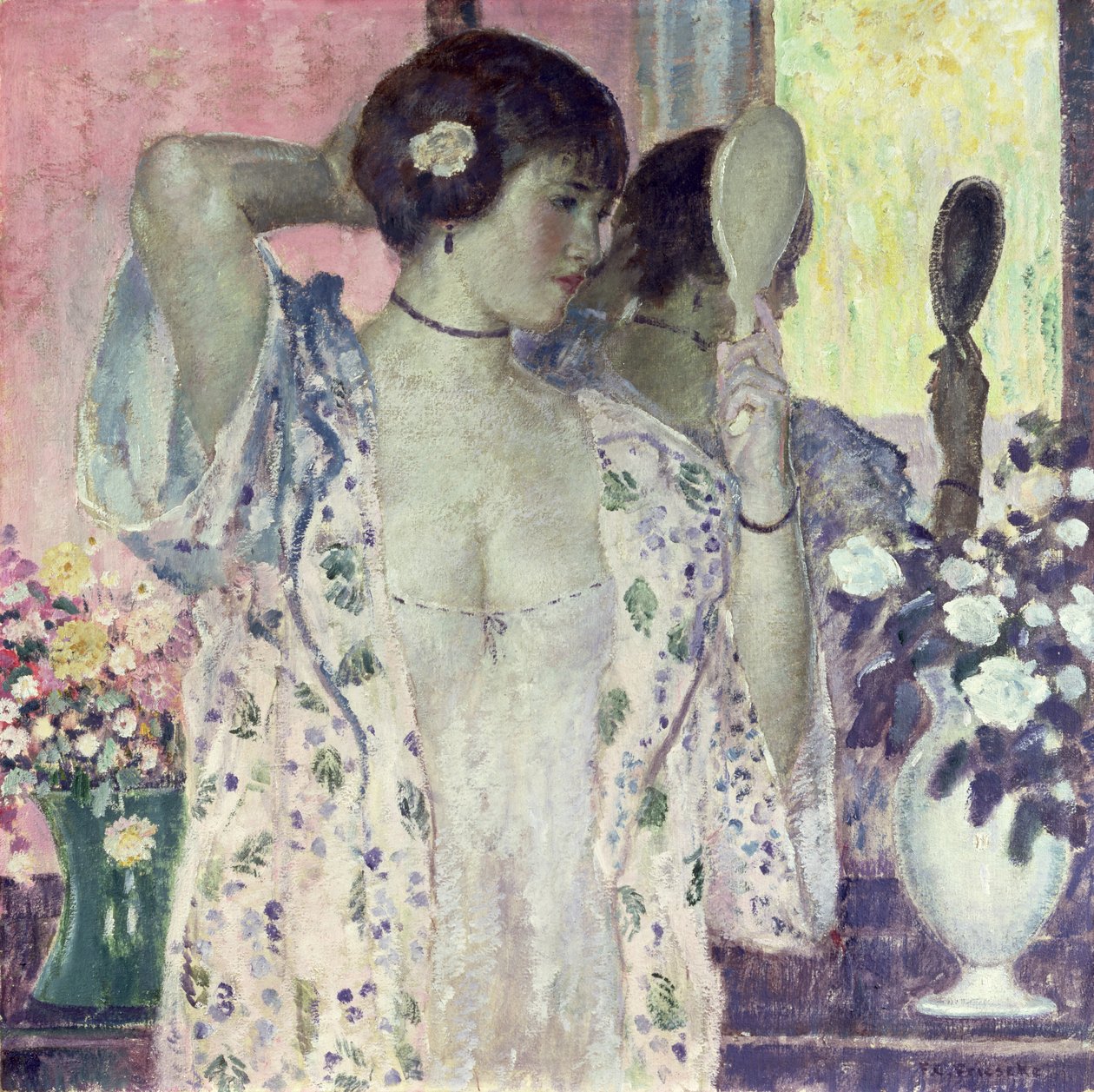 Der Handspiegel von Frederick Carl Frieseke