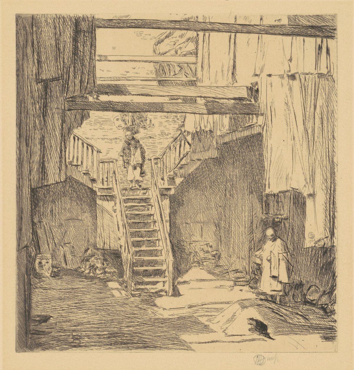Altes Chinatown, San Francisco, 1904 von Frederick Childe Hassam