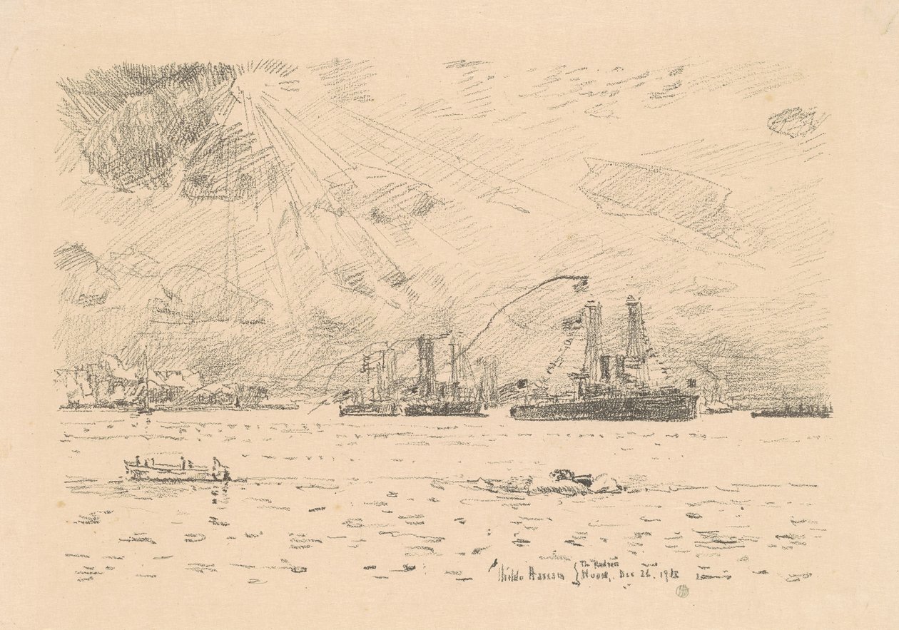 Rückkehr der Flotte, 1918 von Frederick Childe Hassam