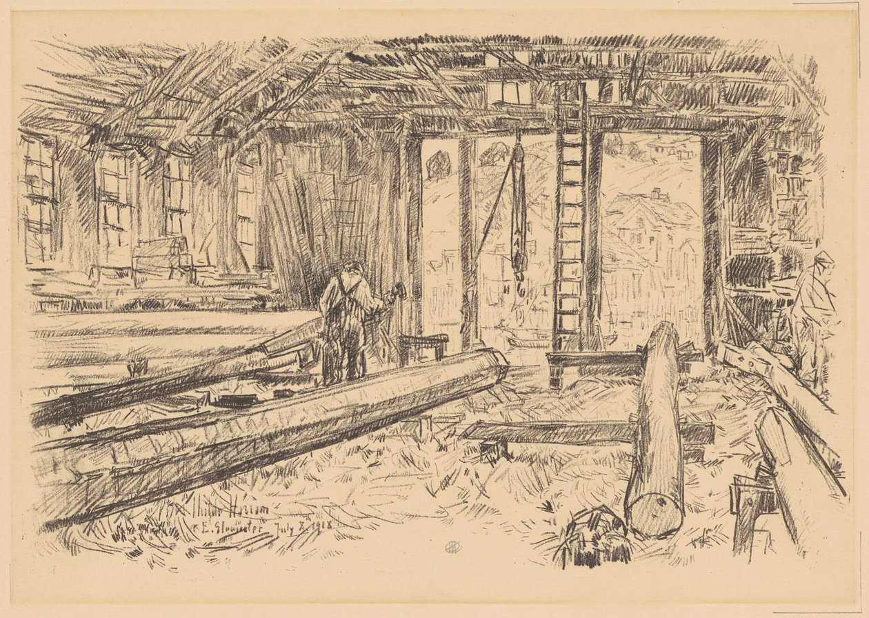 Der Spar-Laden, Gloucester, 1918 von Frederick Childe Hassam